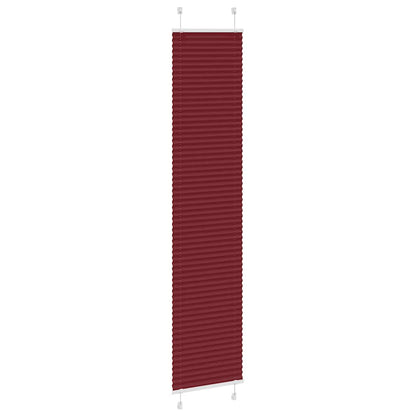 Plissee Bordeauxrot 45x200 cm Stoffbreite 44,4 cm Polyester