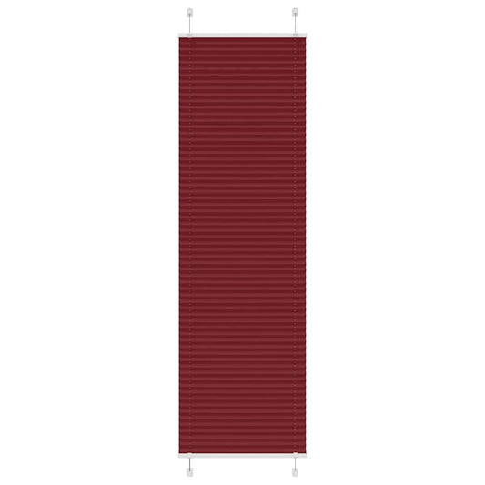 Plissee Bordeauxrot 55x200 cm Stoffbreite 54,4 cm Polyester