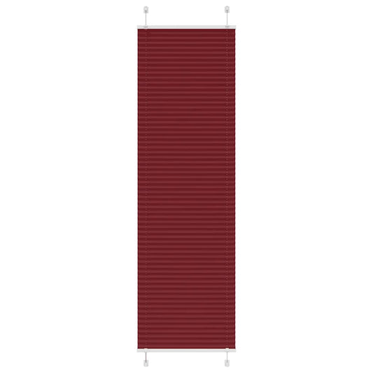Plissee Bordeauxrot 65x200 cm Stoffbreite 64,4 cm Polyester