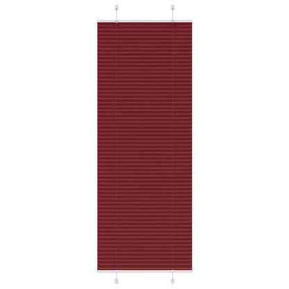 Plissee Bordeauxrot 70x200 cm Stoffbreite 69,4 cm Polyester