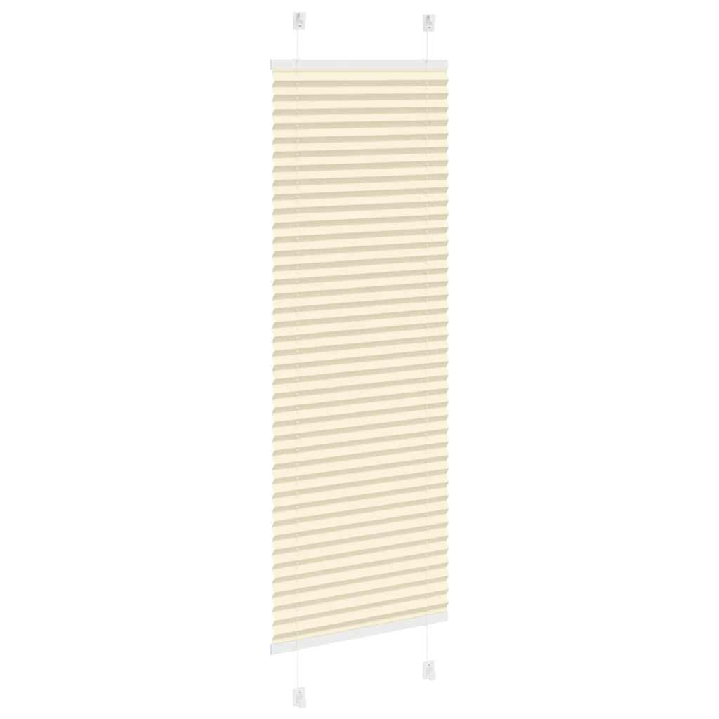 Plissee Creme 40x100 cm Stoffbreite 39,4 cm Polyester