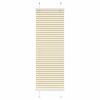 Plissee Creme 45x100 cm Stoffbreite 44,4 cm Polyester