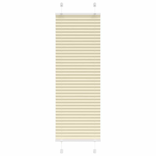 Plissee Creme 45x100 cm Stoffbreite 44,4 cm Polyester