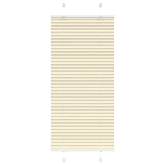 Plissee Creme 55x100 cm Stoffbreite 54,4 cm Polyester