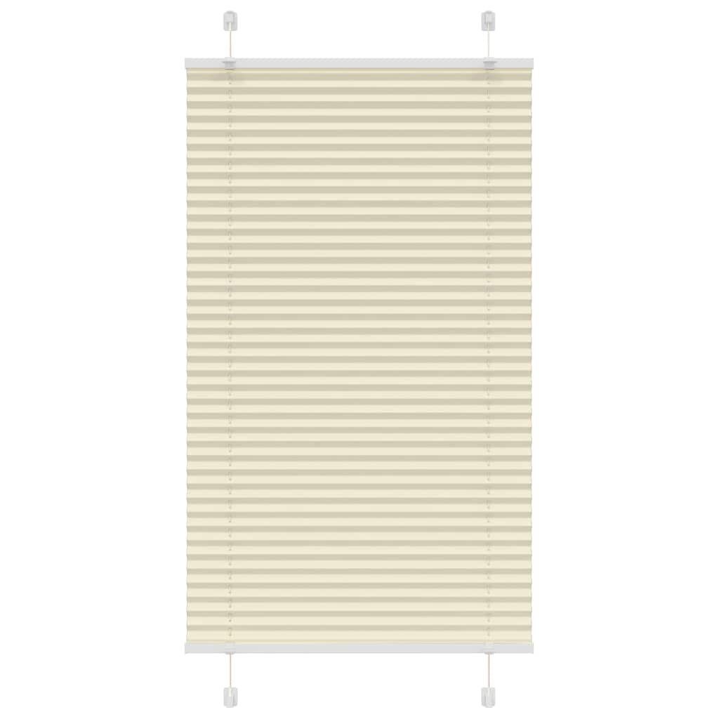 Plissee Creme 75x100 cm Stoffbreite 74,4 cm Polyester