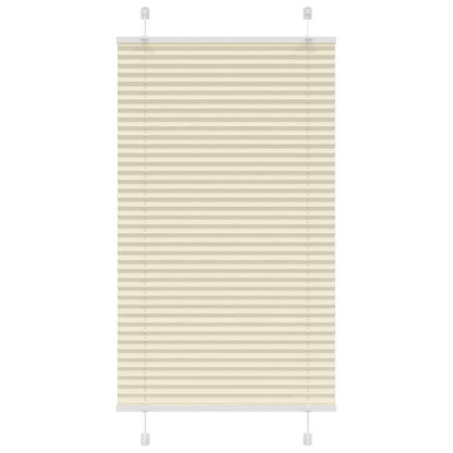 Plissee Creme 75x100 cm Stoffbreite 74,4 cm Polyester