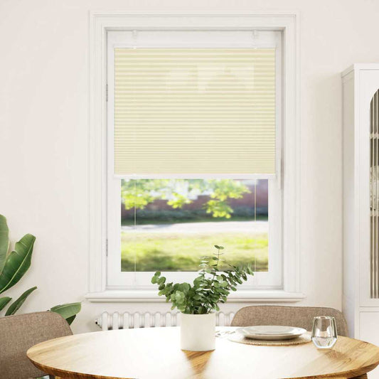 Plissee Creme 75x100 cm Stoffbreite 74,4 cm Polyester