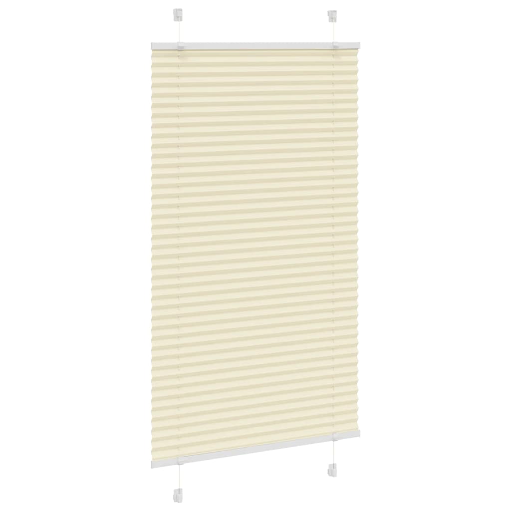Plissee Creme 75x100 cm Stoffbreite 74,4 cm Polyester