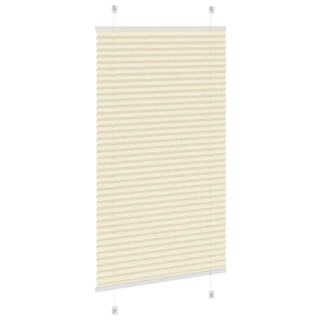 Plissee Creme 80x100 cm Stoffbreite 79,4 cm Polyester