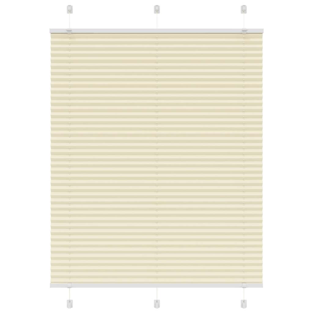 Plissee Creme 105x100 cm Stoffbreite 104,4 cm Polyester
