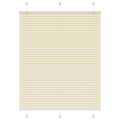 Plissee Creme 105x100 cm Stoffbreite 104,4 cm Polyester