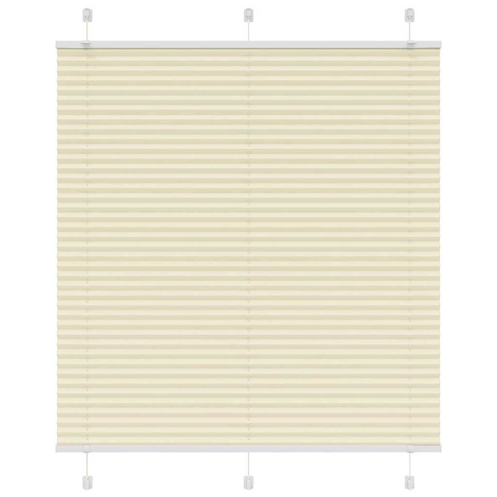 Plissee Creme 115x100 cm Stoffbreite 114,4 cm Polyester