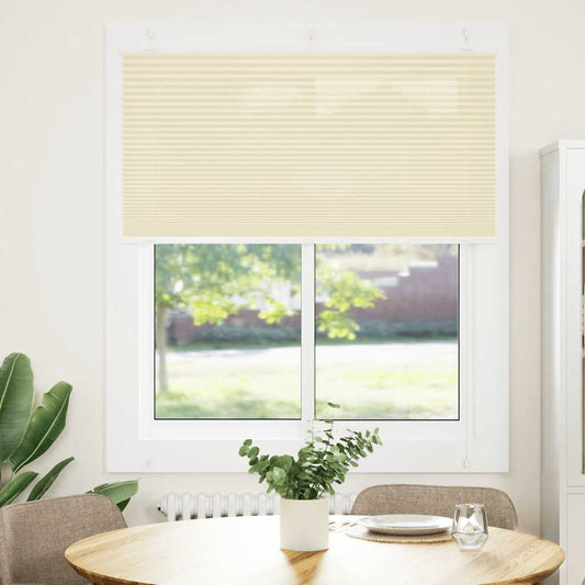 Plissee Creme 120x100 cm Stoffbreite 119,4 cm Polyester
