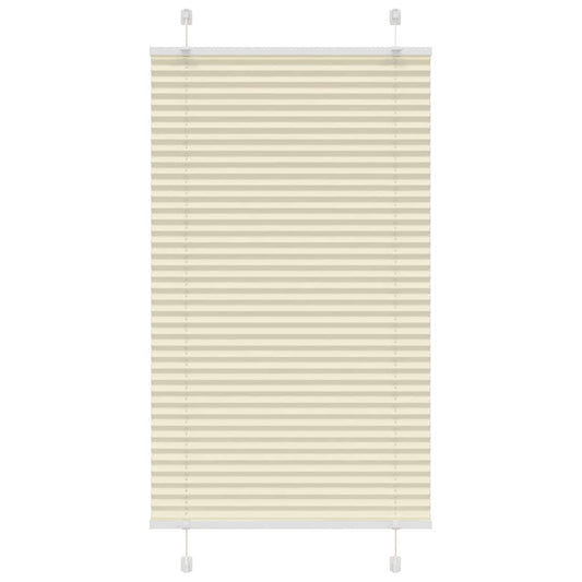 Plissee Creme 75x150 cm Stoffbreite 74,4 cm Polyester