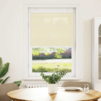 Plissee Creme 75x150 cm Stoffbreite 74,4 cm Polyester