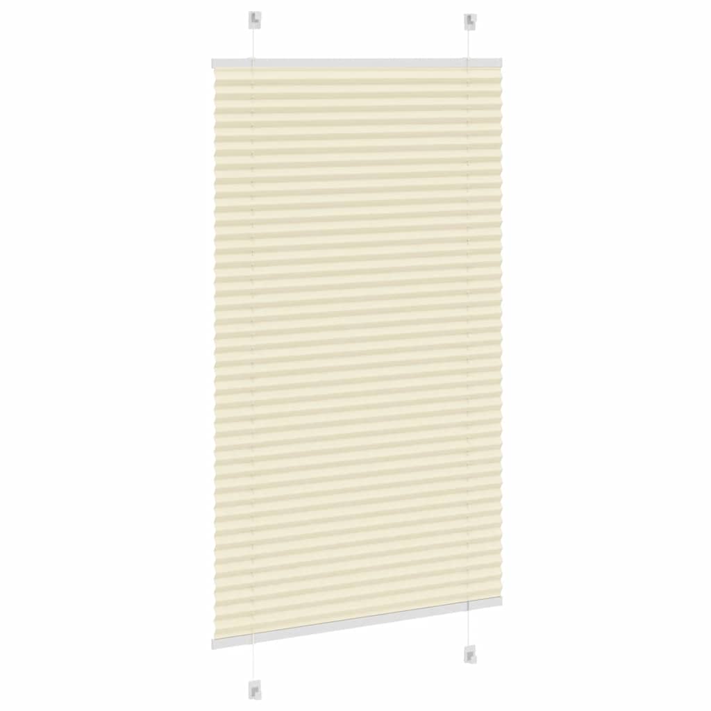 Plissee Creme 75x150 cm Stoffbreite 74,4 cm Polyester