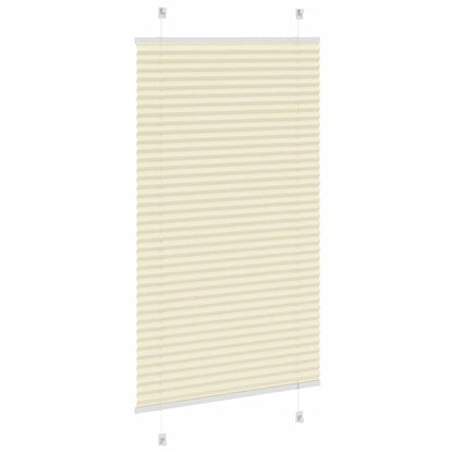Plissee Creme 75x150 cm Stoffbreite 74,4 cm Polyester