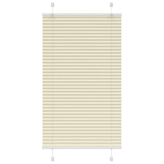 Plissee Creme 80x150 cm Stoffbreite 79,4 cm Polyester