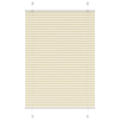 Plissee Creme 85x150 cm Stoffbreite 84,4 cm Polyester