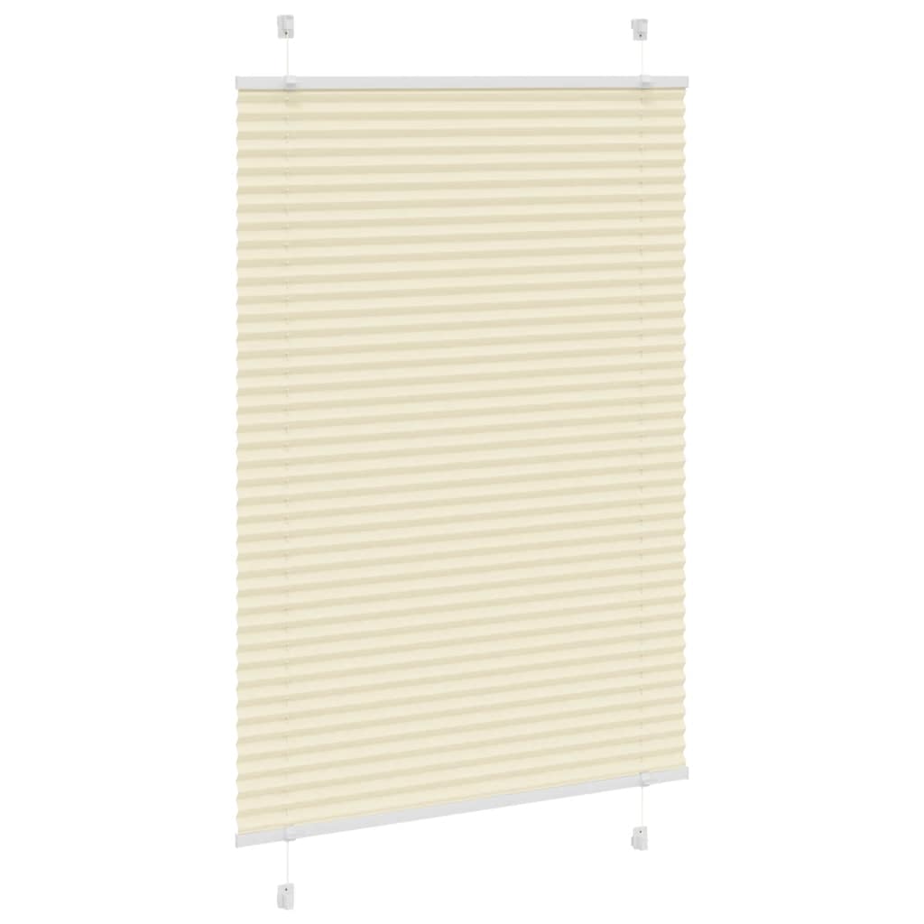 Plissee Creme 100x150 cm Stoffbreite 99,4 cm Polyester