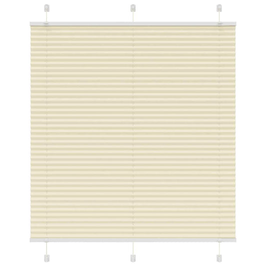 Plissee Creme 120x150 cm Stoffbreite 119,4 cm Polyester