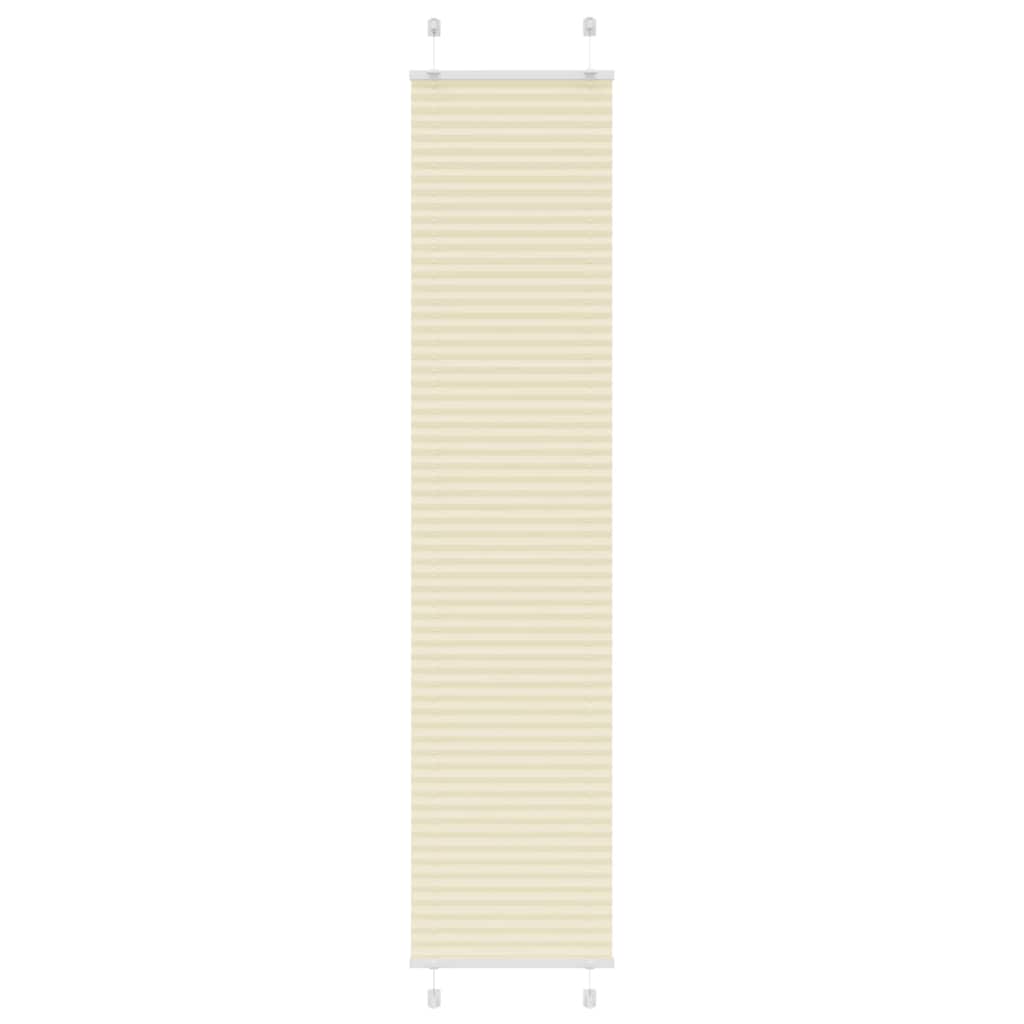 Plissee Creme 50x200 cm Stoffbreite 49,4 cm Polyester
