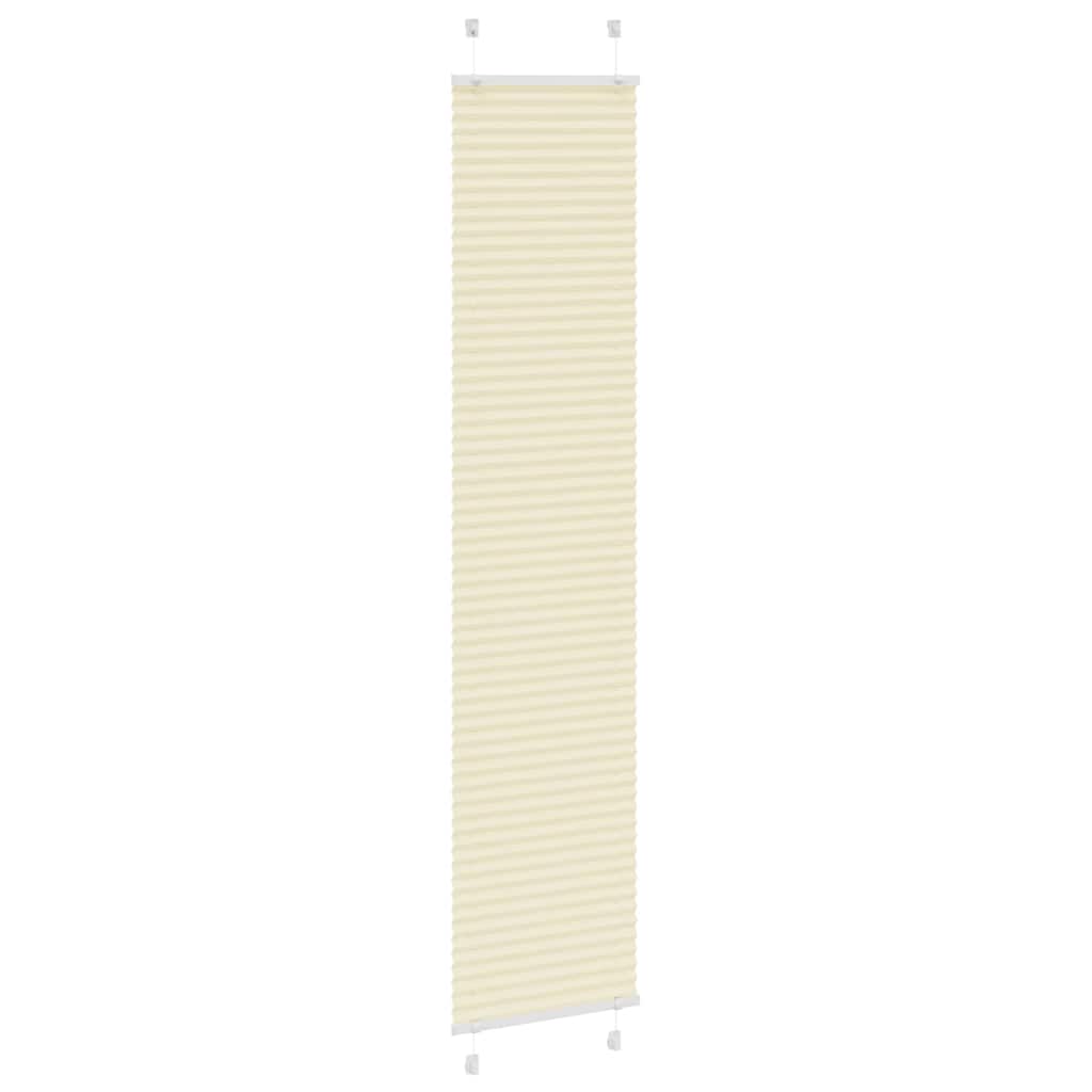 Plissee Creme 50x200 cm Stoffbreite 49,4 cm Polyester