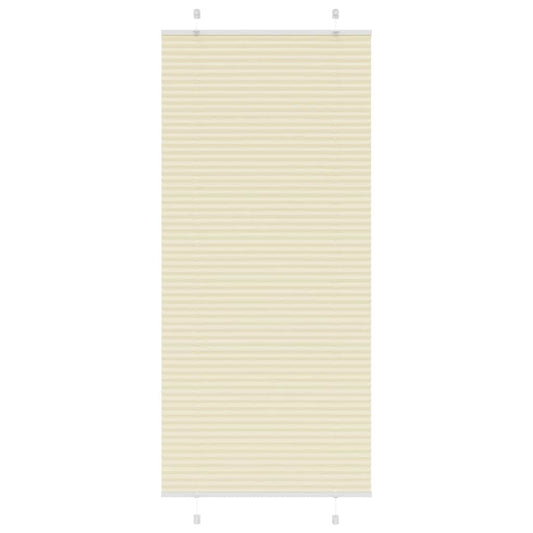 Plissee Creme 90x200 cm Stoffbreite 89,4 cm Polyester