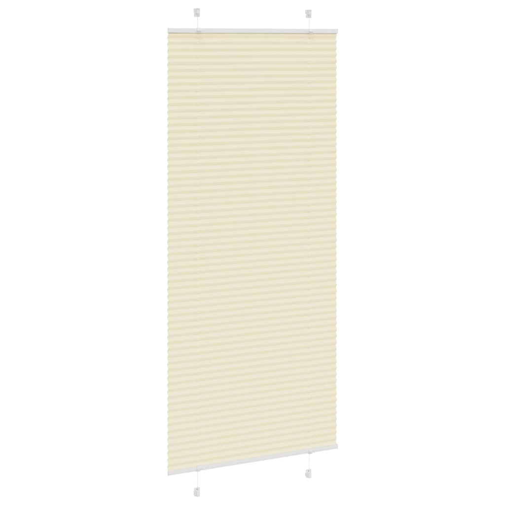 Plissee Creme 90x200 cm Stoffbreite 89,4 cm Polyester