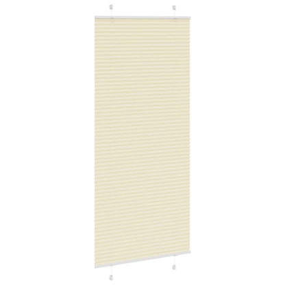 Plissee Creme 90x200 cm Stoffbreite 89,4 cm Polyester