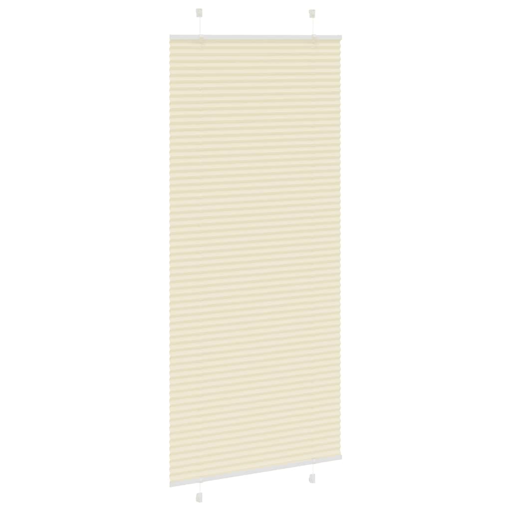 Plissee Creme 90x200 cm Stoffbreite 89,4 cm Polyester