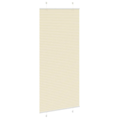 Plissee Creme 90x200 cm Stoffbreite 89,4 cm Polyester