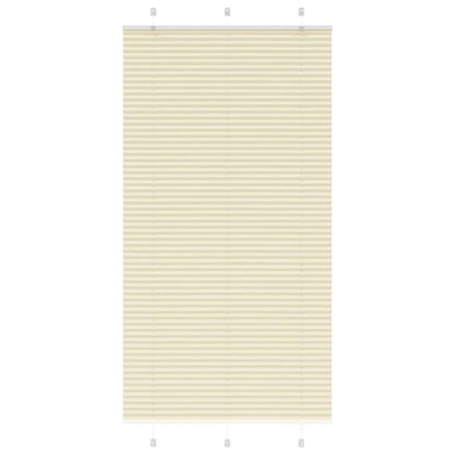 Plissee Creme 105x200 cm Stoffbreite 104,4 cm Polyester