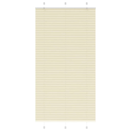 Plissee Creme 105x200 cm Stoffbreite 104,4 cm Polyester