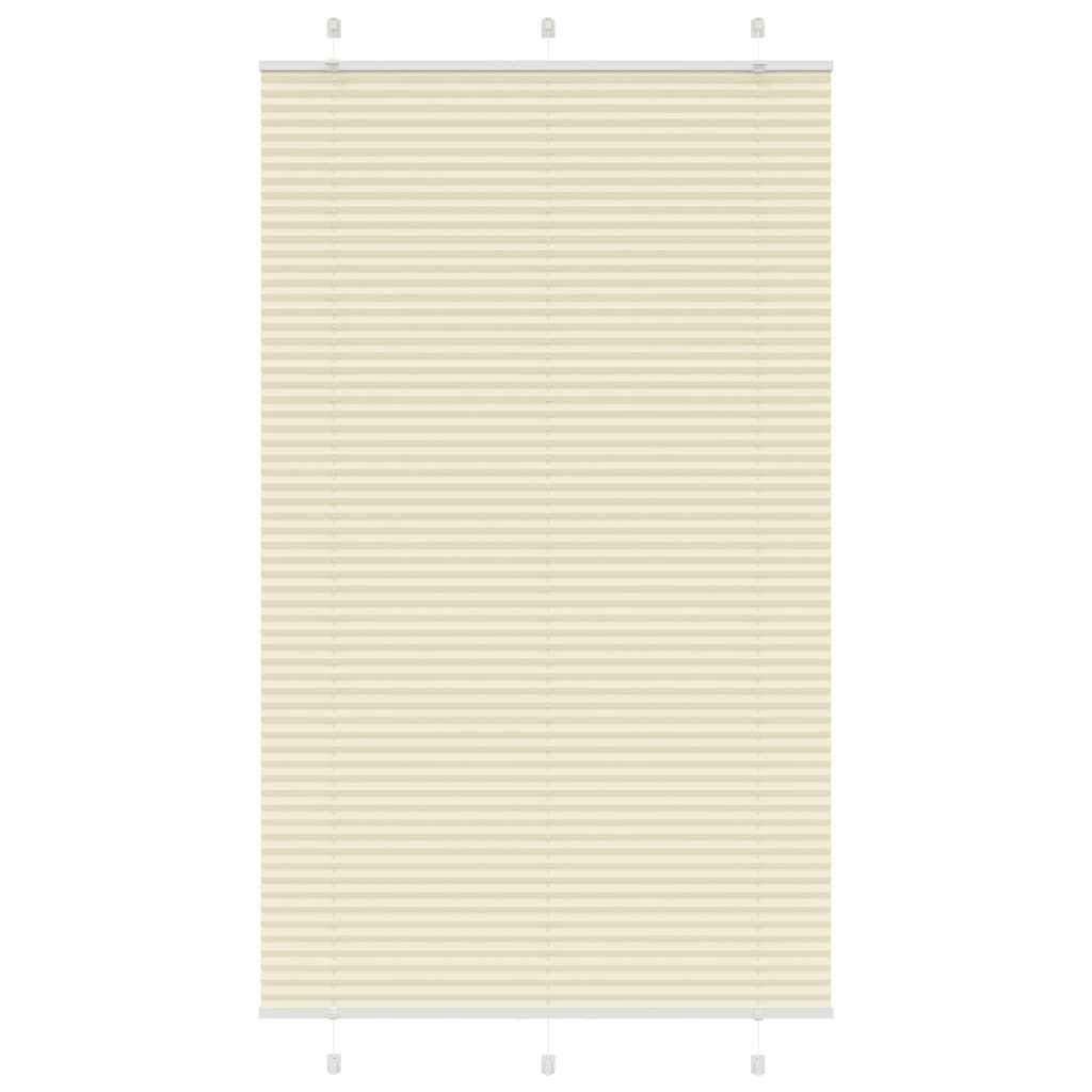 Plissee Creme 115x200 cm Stoffbreite 114,4 cm Polyester