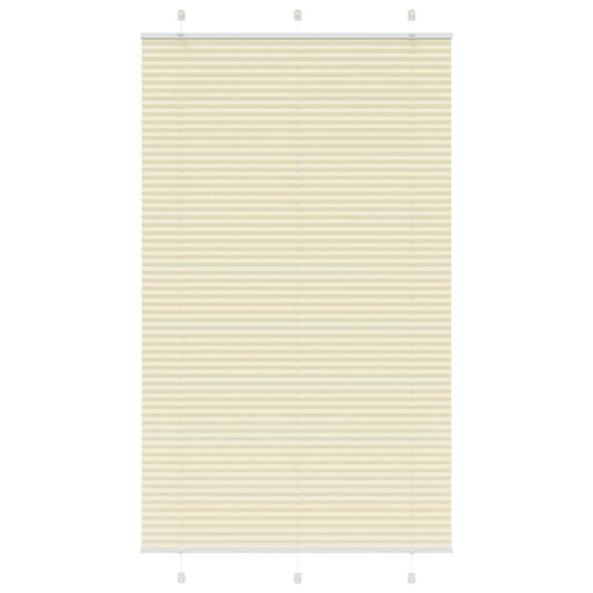 Plissee Creme 115x200 cm Stoffbreite 114,4 cm Polyester