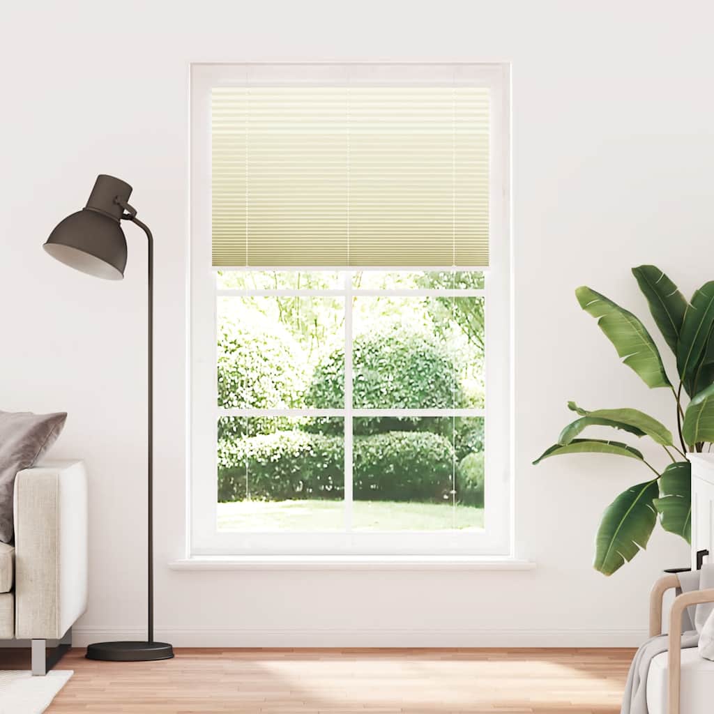 Plissee Creme 115x200 cm Stoffbreite 114,4 cm Polyester