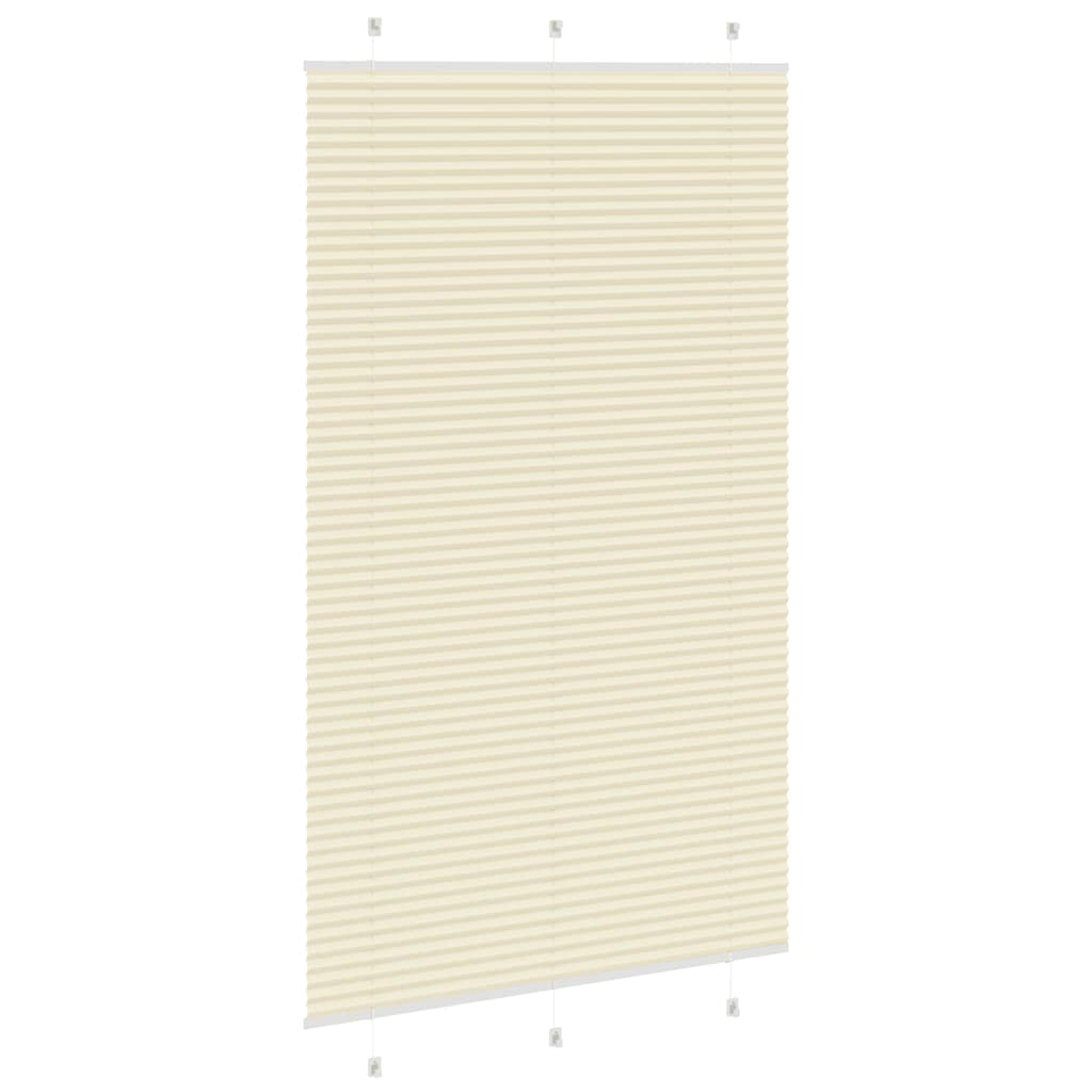 Plissee Creme 115x200 cm Stoffbreite 114,4 cm Polyester
