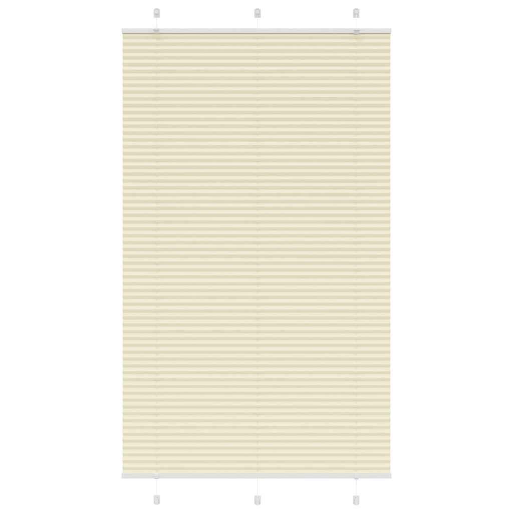 Plissee Creme 120x200 cm Stoffbreite 119,4 cm Polyester