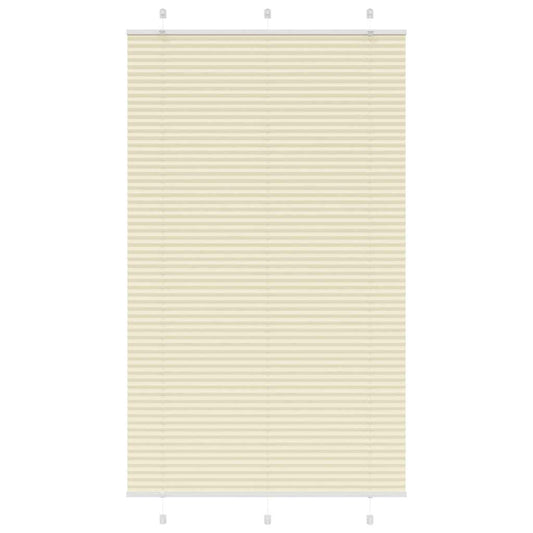Plissee Creme 120x200 cm Stoffbreite 119,4 cm Polyester