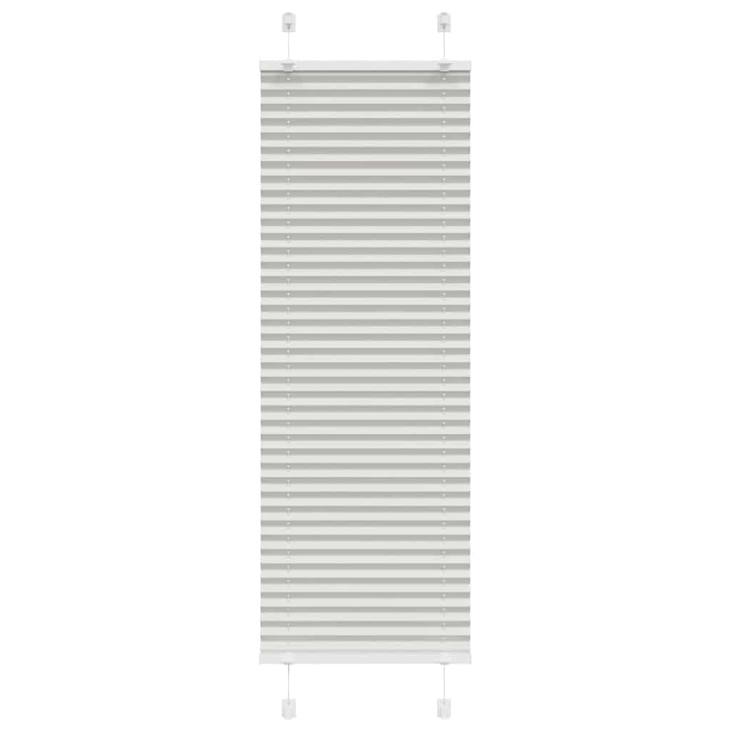 Plisseret Lysegrå 40x100 cm Stof Bredde 39,4 cm Polyester