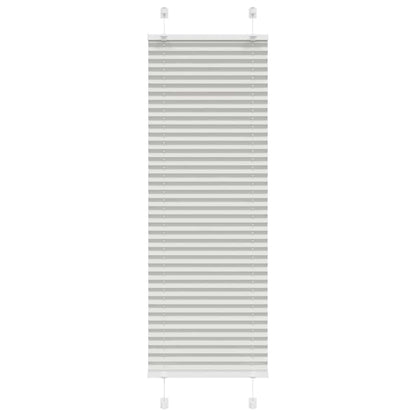 Plisseret Lysegrå 40x100 cm Stof Bredde 39,4 cm Polyester