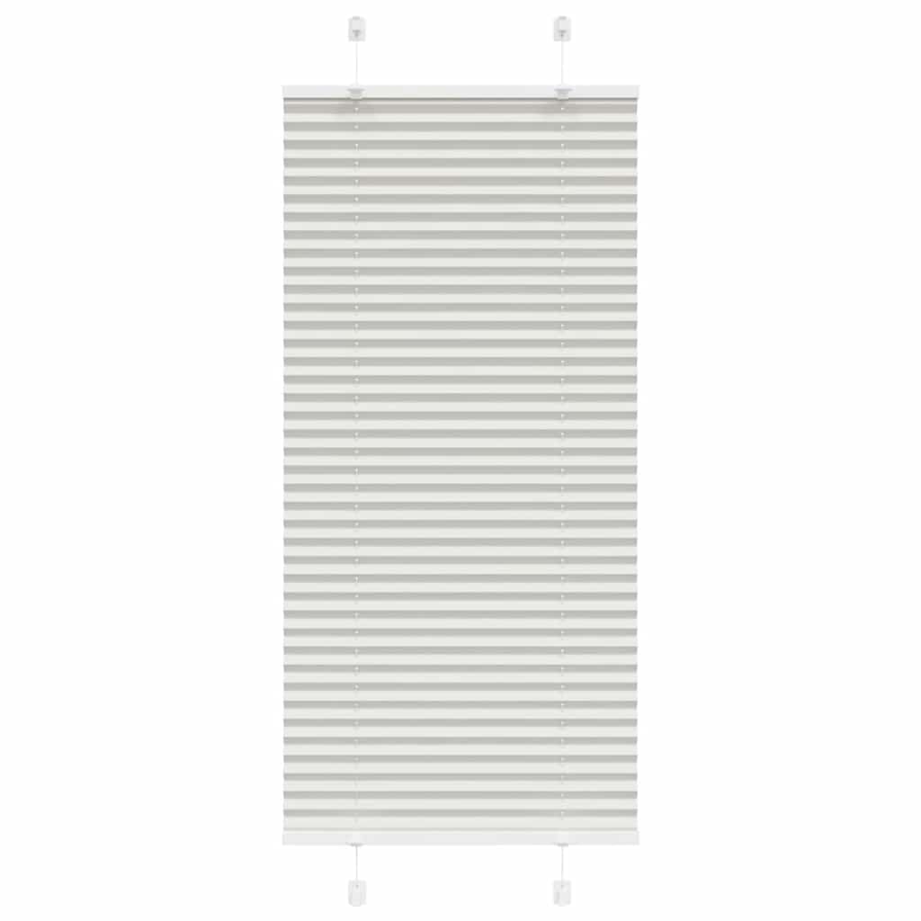 Plissee Hellgrau 60x100 cm Stoffbreite 59,4 cm Polyester
