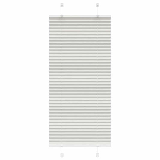 Plissee Hellgrau 60x100 cm Stoffbreite 59,4 cm Polyester