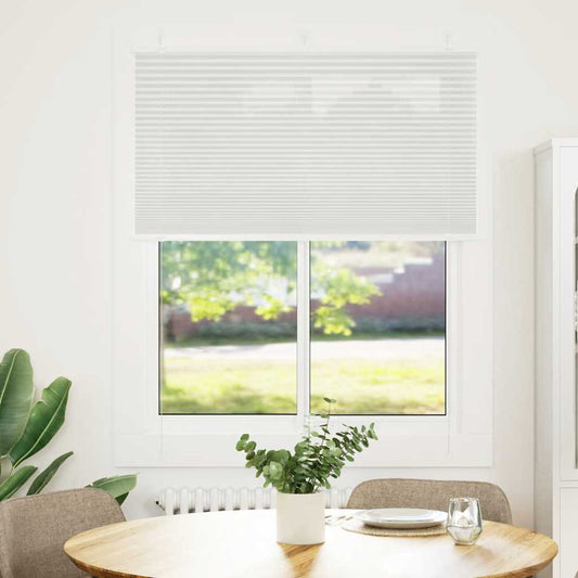 Plissee Hellgrau 110x150 cm Stoffbreite 109,4 cm Polyester