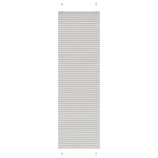 Plissee Hellgrau 60x200 cm Stoffbreite 59,4 cm Polyester
