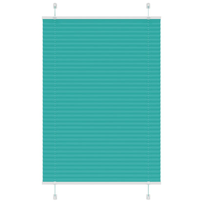 Plissee Petrolgrün 95x100 cm Stoffbreite 94,4 cm Polyester