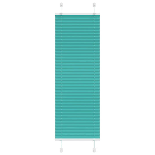 Plissee Petrolgrün 40x150 cm Stoffbreite 39,4 cm Polyester