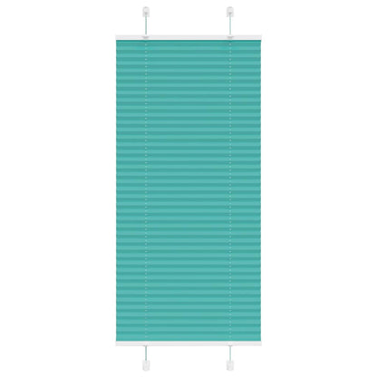 Plisseret Petrol Grøn 55x150 cm Stof Bredde 54,4 cm Polyester