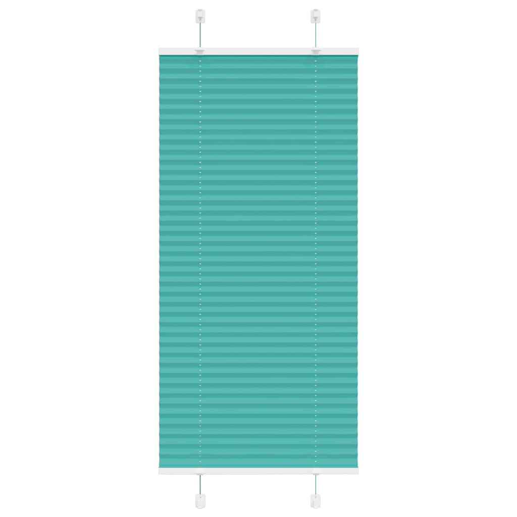 Plissee Petrolgrün 65x150 cm Stoffbreite 64,4 cm Polyester